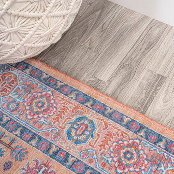 Kemer All-over Persian Washable Area Rug
